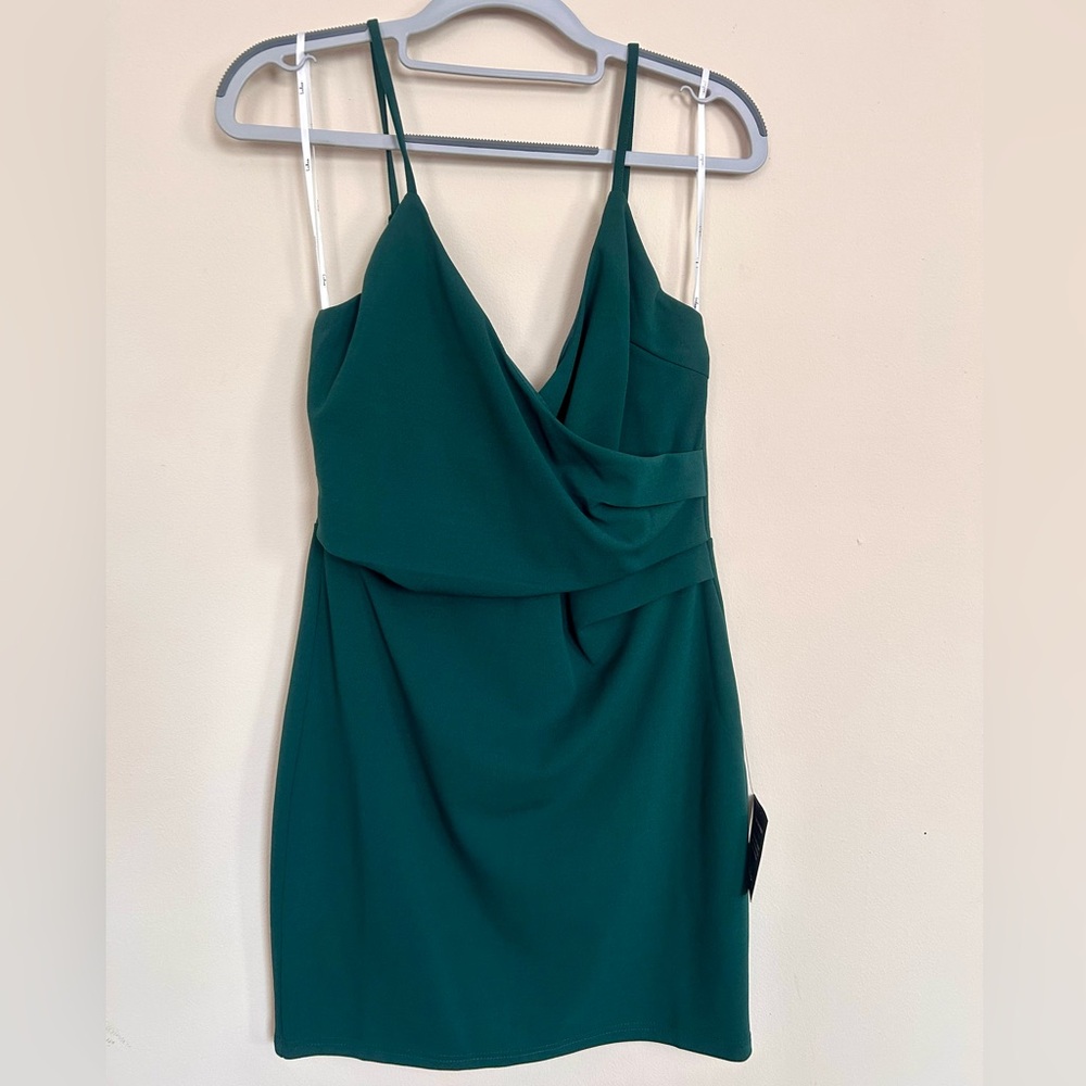 Lulu's Emerald Green Bodycon Mini Dress